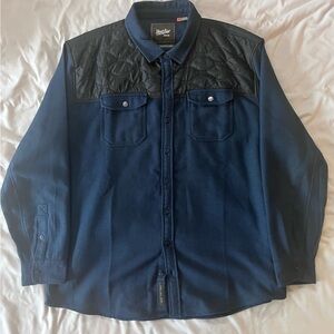 Howler Brothers Quintana Flannel Navy Shirt Jacket